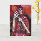 Skelettgeistkarte Karte (Gelbe Blume)