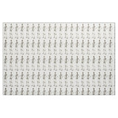 Skelettgewebe Stoff (Fat Quarter (45,7 x 55,9 cm))