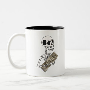 Skelettgift für das Codieren von Lover Zweifarbige Tasse