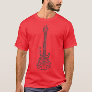 Skelettgitarre Lover Gift Rock & Roll T-Shirt T