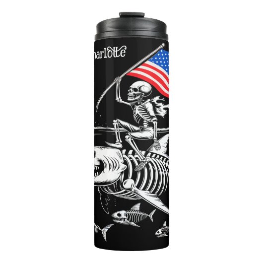 Skeletthai Thermosbecher (Vorderseite)