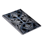 Skeletthalle Fraktal Art Notizblock (Rechte Seite)