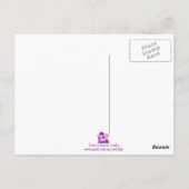 Skeletthand der Liebe Postkarte (Rückseite)