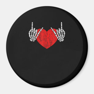 Skeletthand Herz und Rolle, ValentinenkHalloween Magnet