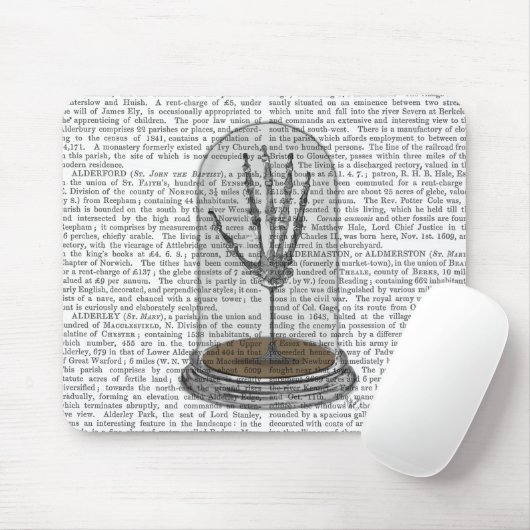 Skeletthand in Bell Jar 2 Mousepad (Mit Mouse)