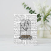 Skeletthand in Bell Jar 2 Postkarte (Stehend Vorderseite)