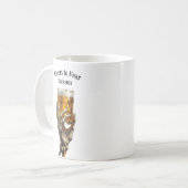 Skeletthand Lifting Bierglas Halloween Kaffeetasse (Vorderseite Links)