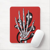 Skeletthand mit Geistern Mousepad (Mit Mouse)