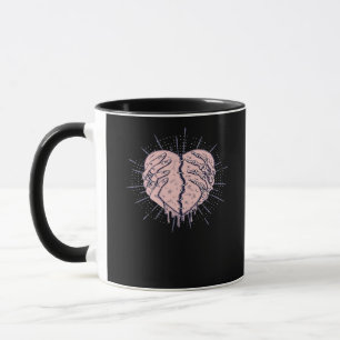 Skeletthand mit Herz-Klassik Tasse