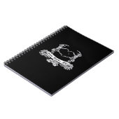 Skeletthanddesign Notizblock (Linke Seite)