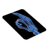 Skeletthandgestik Magnet (Rechte Seite)