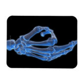 Skeletthandgestik Magnet (Horizontal)