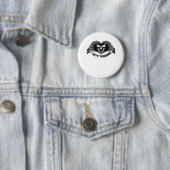 Skeletthandschuh, Halloween-Design für Backgro Button (Beispiel)