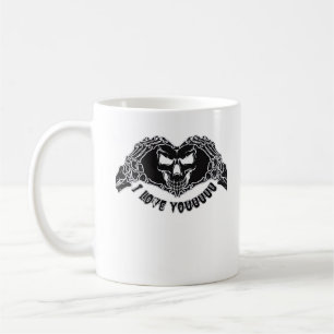 Skeletthandschuh, Halloween-Design für Backgro Kaffeetasse