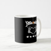 Skeletthandschuh mit Halloween-Design Kaffeetasse (VorderseiteRechts)