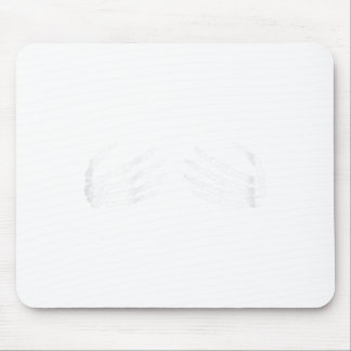 Skeletthandschuhe auf Brustkorb - Hexengeschenk Mousepad