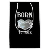 Skeletthandschuhe, grau, grau, für klassische mittlere geschenktüte (Vorderseite)