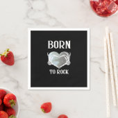 Skeletthandschuhe, grau, grau, für klassische serviette (Beispiel)