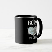 Skeletthandschuhe, grau, grau, für klassische tasse (VorderseiteRechts)