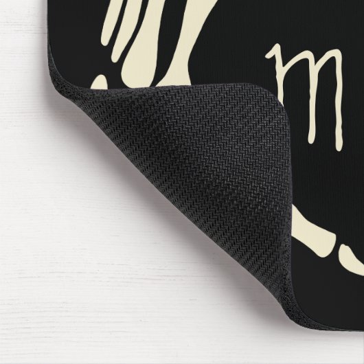 Skeletthandschuhe Personalisierte Gothart Form Mousepad (Ecke)