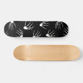 Skeletthandschuhe - Schwarz Skateboard (Horizontal)