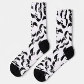 Skeletthasen Halloween Socken (Linkes Detail)