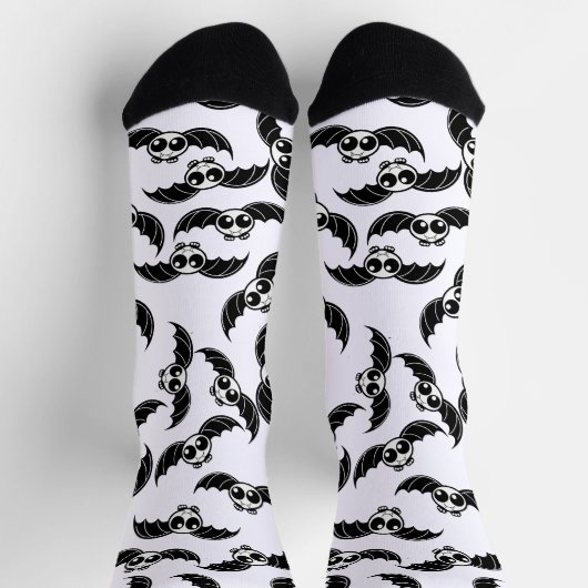 Skeletthasen Halloween Socken (Oben)