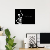 Skeletthaus Halloween Poster (Heimbüro)