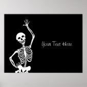 Skeletthaus Halloween Poster (Vorne)