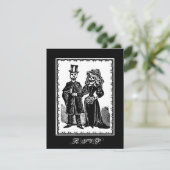 Skeletthaus (UAWG) - kleine Einladung (Stehend Vorderseite)