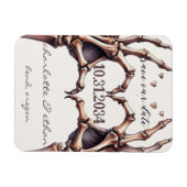 Skelettherz Save the Date Magnet (Horizontal)