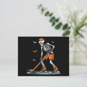 Skeletti Eishockey Halloween Boys Funny Halloween (Stehend Vorderseite)