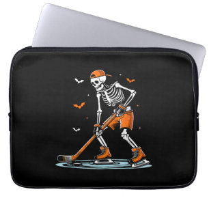Skeletti Eishockey Halloween Boys Funny Halloween Laptopschutzhülle