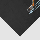 Skeletti Eishockey Halloween Boys Funny Halloween Seidenpapier (Detail)