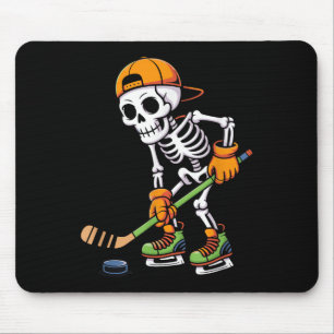 Skeletti Eishockey Halloween Kostüm Männer Jungen Mousepad