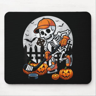 Skeletti Eishockey Halloween Kostüm Männer Jungen Mousepad