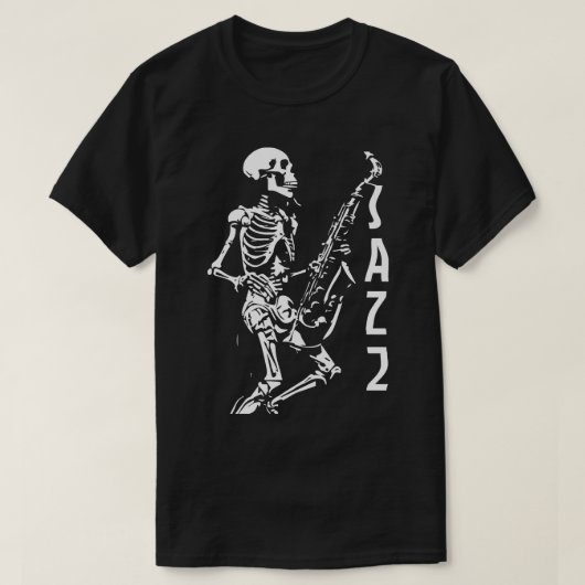 Skelettjazz T-Shirt (Design vorne)