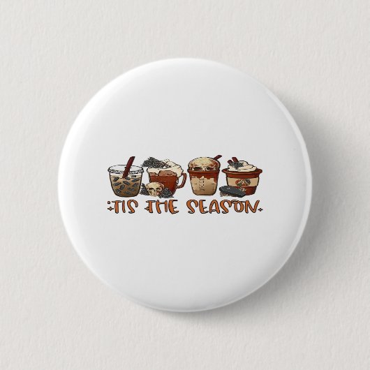 Skelettkaffee Kaffee Kaffee Lover Button (Vorderseite)