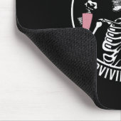 Skelettkaffee Mama Überleben Comp Weekend Mousepad (Ecke)