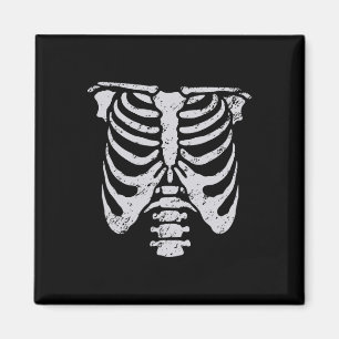 Skelettkäfig Blume Leicht Halloween Kostüm Magnet