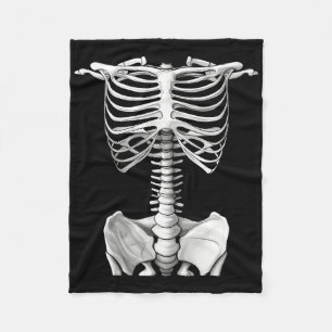 Skelettkäfig Halloween Kostümgeschenke für Männer Fleecedecke