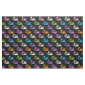 Skelettkaninchen Muster Stoff (Fat Quarter (45,7 x 55,9 cm))