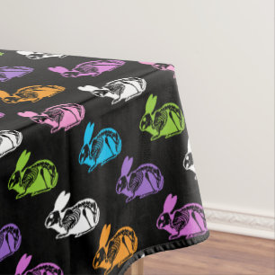 Skelettkaninchen Muster Tischdecke