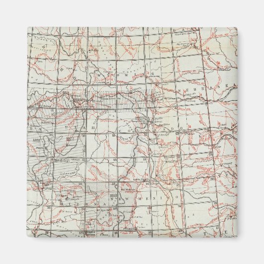 Skelettkarte Magnet (Vorne)