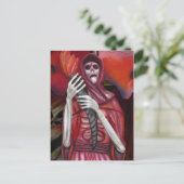 Skelettkarte Postkarte (Stehend Vorderseite)