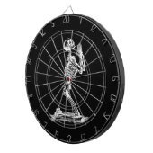 Skelettkartett Dartscheibe (Vorderseite rechts)