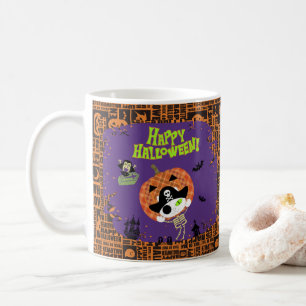 Skelettkatze Kaffeetasse