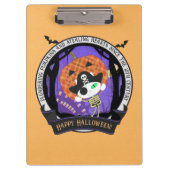 Skelettkatze Klemmbrett (Vorderseite)