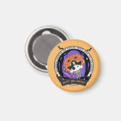 Skelettkatze Magnet (Vorderseite/Rückseite)