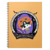 Skelettkatze Notizblock (Vorderseite)